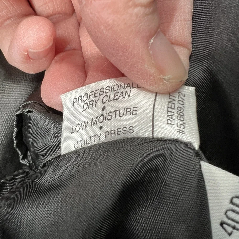 Hart Schaffner Marx Sport Coat Mens Size 40R Gray Windowpane Pattern‎